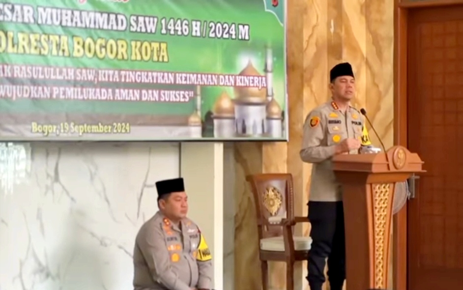 Polresta Bogor Kota Gelar Peringatan Maulid Nabi Muhammad SAW 1446H