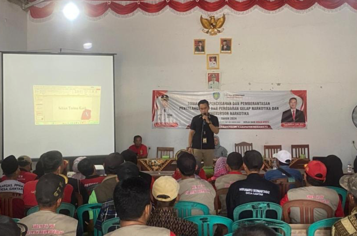 Cegah Peredaran Narkoba, Polres Indramayu Gelar Sosialisasi P4GN