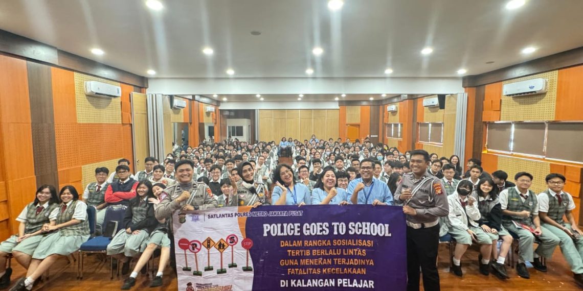 Program ‘Police Go To School’ Satlantas Jakarta Pusat: Membangun Kesadaran Tertib Berlalu Lintas di Kalangan Pelajar