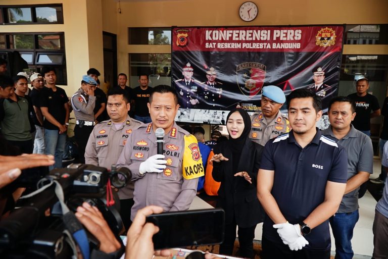 Polresta Bandung Tangkap 20 Tersangka Curanmor Dalam Waktu 12 Hari