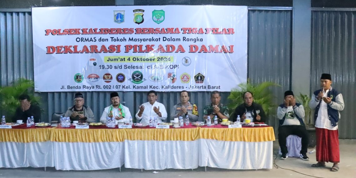 Jelang Pilkada 2024, Elemen Masyarakat Kalideres Deklarasikan Pilkada Aman dan Damai