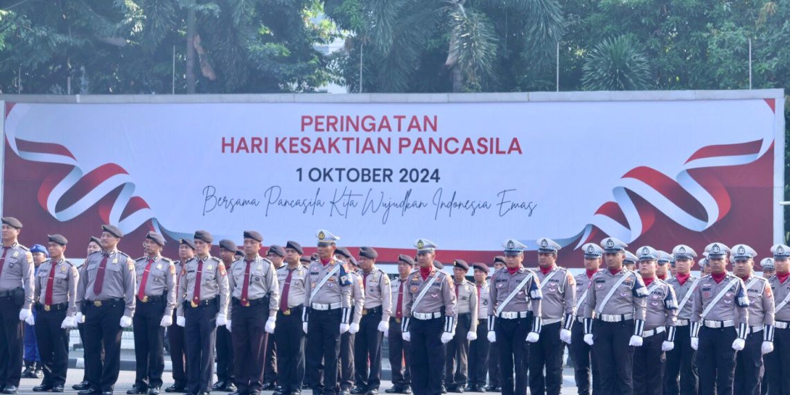Polda Metro Jaya Gelar Upacara Peringatan Hari Kesakitan Pancasila