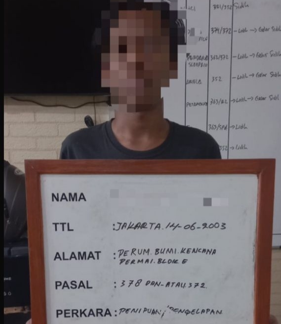 Dua Pelaku Penipuan dan Penggelapan Uang Puluhan Juta Diamankan Polsek Metro Tanah Abang