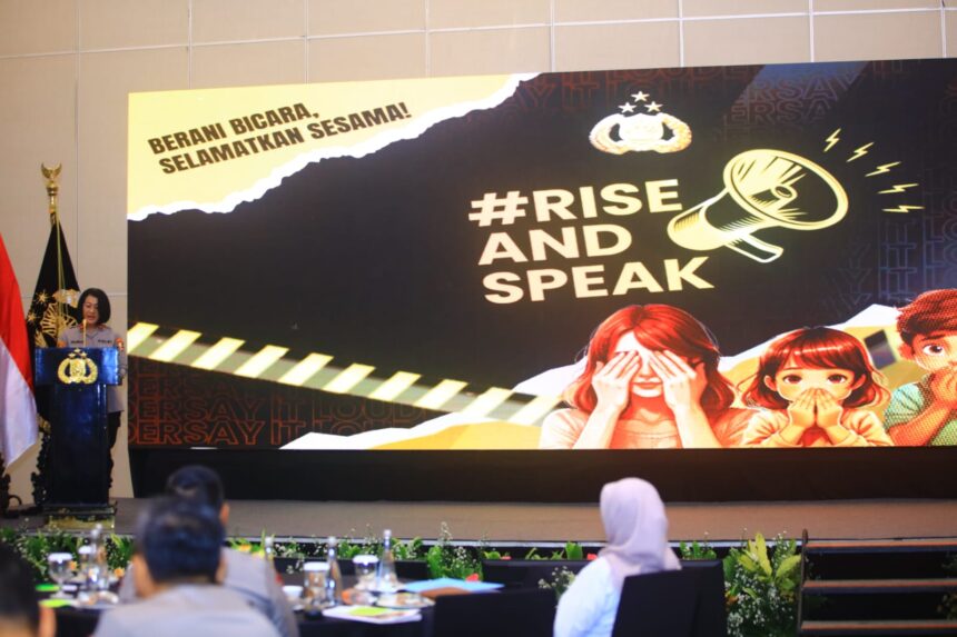 Polri Gelar Kick Off Meeting Kampanye RiseAndSpeak, Dorong Keberanian Lapor Kekerasan dan Eksploitasi