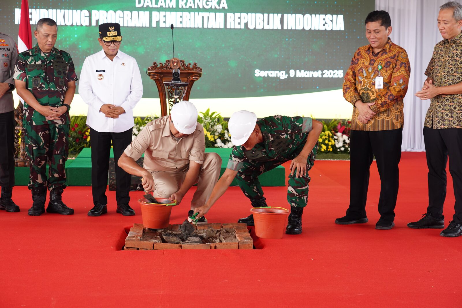 TNI AD dan TWP AD Groundbreaking Pembangunan Ribuan Rumah Non-Dinas Prajurit dan PNS