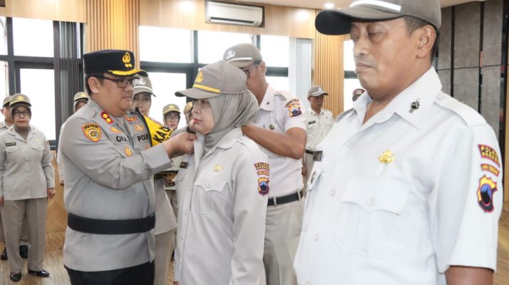 Kapolres Brebes Pimpin Upacara Kenaikan Pangkat PNS Polri