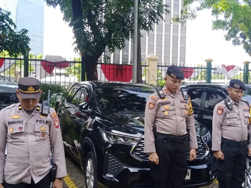 55 Personel Dikerahkan Amankan Pengamanan Unras Di Kemendikbud RI