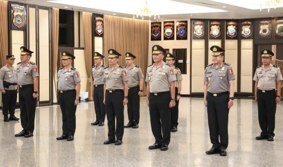 Mabes Polri Gelar Korps Raport Kenaikan Pangkat Pati Polri, 13 Perwira Tinggi Naik Pangkat