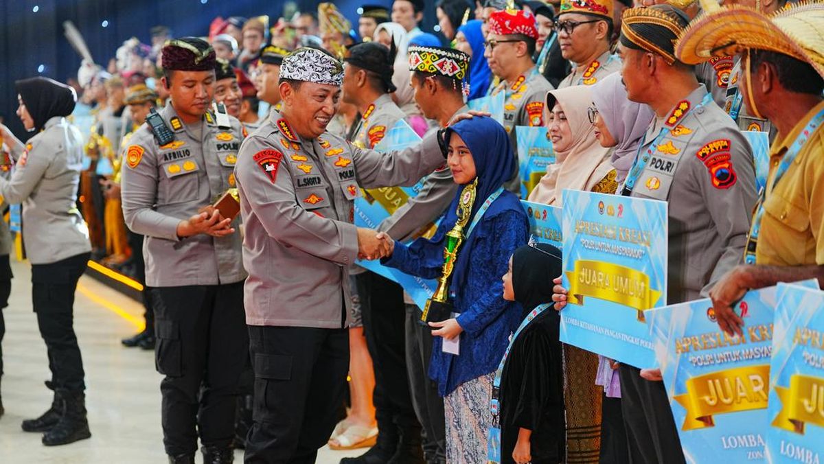 Kapolri Apresiasi Pemenang Lomba Kreasi Polri, Tekankan Pengembangan Potensi Diri