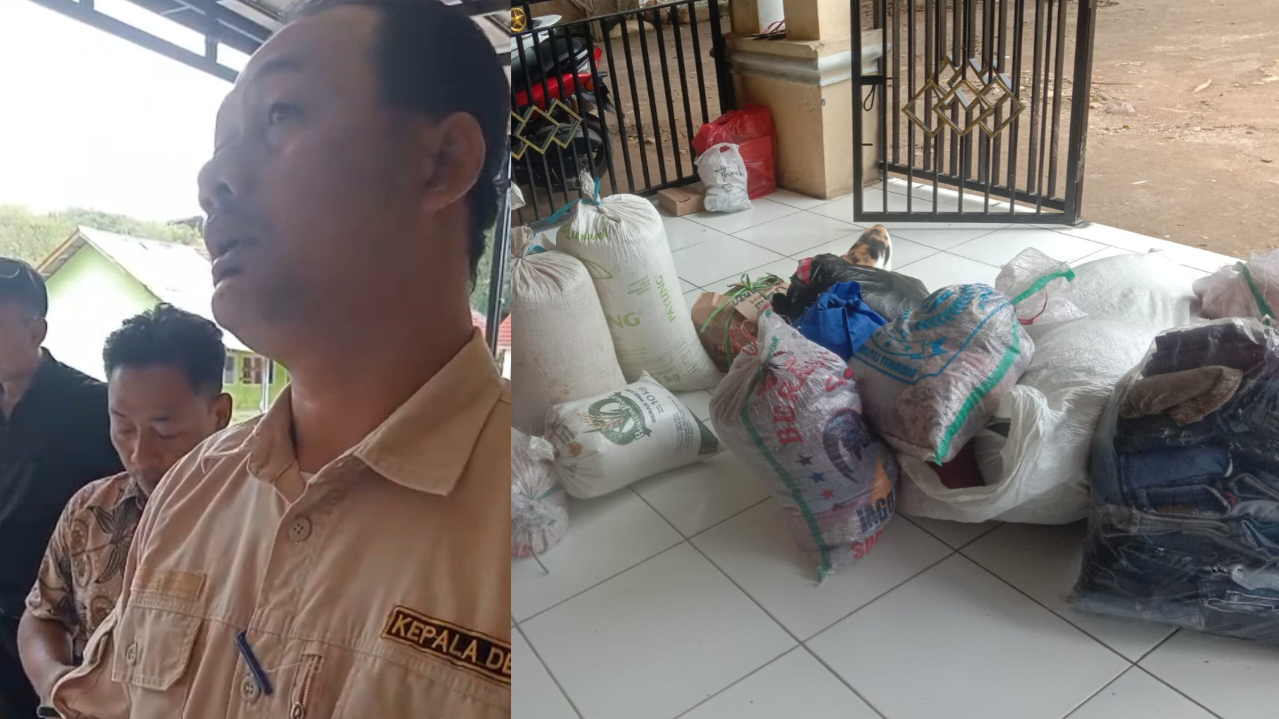 Kades Sirnaresmi dan Kecamatan Salurkan Bantuan Logistik untuk Warga Terdampak Banjir dan Longsor