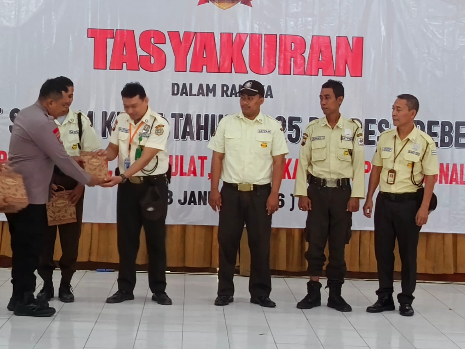 Tasyakuran HUT Satpam ke-45 Digelar di Brebes, Dihadiri Polres dan Perwakilan Seluruh Instansi